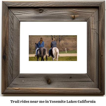 trail rides near me in Yosemite Lakes, California